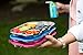 Innobaby Stainless Bus Plate with Airtight Sectional Lid, The Original, Leak-Resistant Divided Platter, Mom Invented Fun Shape Plate Din Din SMART for Babies, Toddlers and Kids, BPA Free Plate