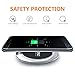 Fast Wireless Charger, AOSO QI Fast Charge 1.4X Faster Wireless Charging Pad for Samsung Galaxy S7 Edge Note 5 S6 Edge All Standard Qi-Enabled Devices