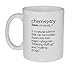 Chemistry Definition Funny Coffee or Tea Mug