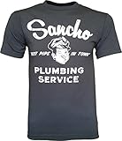 Sancho Plumbing Service Funny Mexican Men's T-Shirt