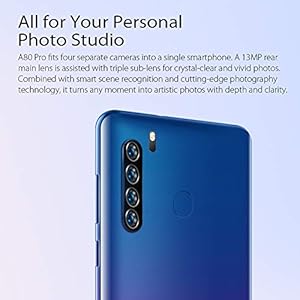 Blackview A80 pro 4G Cellulare Smartphone Offerte, 6,49’’ HD +, Helio P25 4GB + 64GB, Quattro Fotocamera Posteriori… - immagine 5