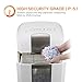 Bonsaii EverShred Pro 6-Sheet Micro-Cut Paper/CD/Credit Card Shredder, 60 Mintues Continuous Running with 4 Easy Move Casters,High Security P-5, White (4S16)
