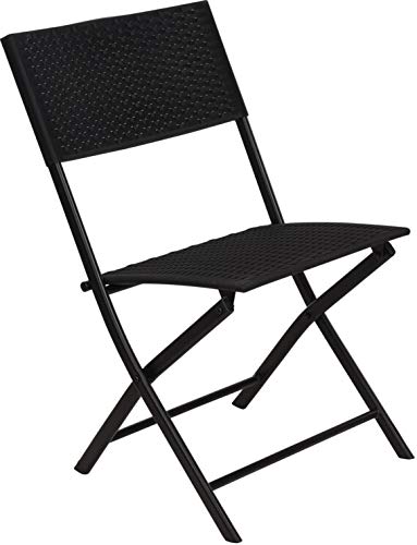 Fair-Shopping Gartenmöbel Set Gartengarnitur Faltgarnitur Gartentisch Gartenstuhl 3tlg Anthrazit X5020 – Bild 3