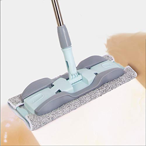 Mop 15 in Microfiber Hardwood Floor Mop 4 Washable Mop Pads Flat Mops