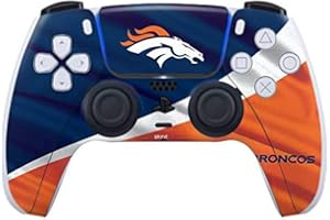 Skinit Decal Gaming Skin Compatible with PS5 Controller - Officially Licensed NFL Denver Broncos Design
