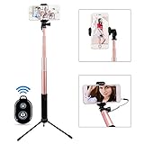 OMIU Wireless Handheld Selfie Stick Tripod 3 in 1 Self-portrait Monopod Extendable Phone Selfie Stick Remote Shutter