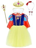 Princess Snow White Costume For Girls Dress Up With Accessories 2-3 Years(100cm)