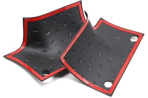 YuYue Electronic Replacecment for Jeep JL Accessories Hood Decal Wave Cowl Corner Guards 2018-2023 JL JLU Sport Sahara Rubicon & 2020-2023 Gladiator JT 1 Pair