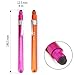Escolite nurse penlight with pupil gauge nursing penlight stylus end for stethoscope warm white light dull polish 2AAA battary orange and pink color 2pcs