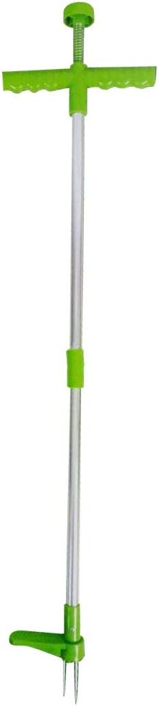 Jemets Stainless Steel and High-Strength Foot Pedal, Weeder Transplanting Digging Tool Stainless Steel Manual Weeder Grass Puller Weeding Fork Weeding Artifact : Garden & Outdoor