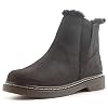 Parfeying-Womens-Jacline-Waterproof-Leather-Merino-Wool-Lining-Chelsea-Snow-Boot