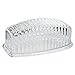 ARAD Acrylic Butter Dish with Cover-Clear Covered Butter Holder with Tray