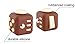 Moral Illusion Joy Cube - Chocolate Fidget Cube For Stress And Anxiety Relief ADHD, ADD, OCD - Silent Focus Dice With Extra Durable Silicone For Children And Adults - Quality Inspected Product