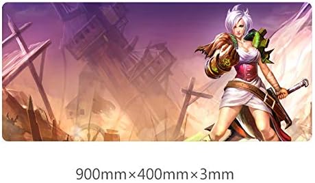 BEP Oversized Office Gaming Mouse Pad (400 X 900 X 3mm) LOL Riven Mouse Pad