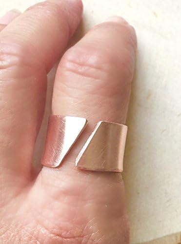Wide copper ring, copper adjustable ring,copper ring, rings, arthritis ring, copper anniversary ring, copper jewelry,copper