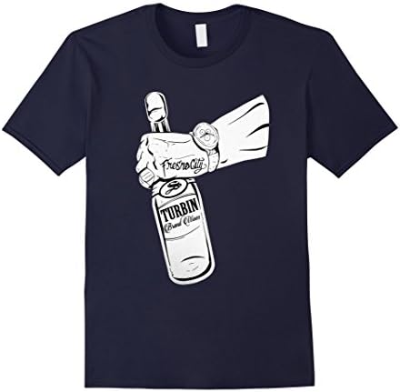 Men's Turbin Shirt - Fine Wine Edition - Rep Fresno CA Hip Hop 3XL Navy