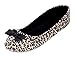 MIXIN Women's Sexy Ballerina Soft Sole Leopard Indoor Slippers