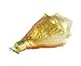 Old World Christmas Golden Seashell Glass Blown Ornament for Christmas Tree