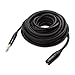 Cable Matters 6.35mm (1/4 Inch) Long TRS to XLR Cable - 35ft, Male to Male XLR to TRS Cable, Black – Not for Microphone Use