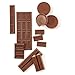 HERSHEY’S Holiday Chocolate Candy Bar Assorted Variety Box (HERSHEY’S Milk Chocolate, KIT KAT, REESE’S Cups), Full Size Bars, 18 Count Gift Boxthumb 3