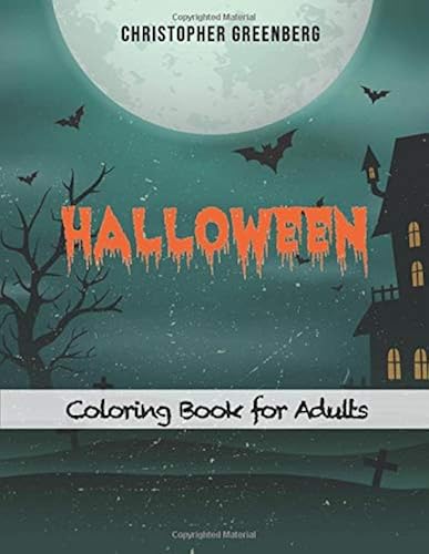 Download Halloween Coloring Book for Adults: A Coloring Book with Halloween Scenes for Relieving Stress and Encouraging Relaxation PDF