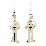 Dog with Bone Earrings