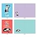 M6558OCB Catty Cards: 10 Assorted Blank All-Occasion Note Cards Featuring Spunky and Sassy Felines with Typical Cat Attitude on Richly Colored Backgrounds, w/White Envelopes.