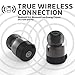Rowkin Pace: True Wireless Earbuds w/Charging Case. Bluetooth 5.0 Compatible, Sweat-Proof Headphones. Smallest Hands-Free Earphones Headset w/Mic for Android and iPhone (Black)