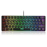 RedThunder 60% Gaming Keyboard, RGB Backlit