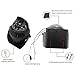 CARGOOL Automobile Compass Car Dashboard Compass Portable Mini Compass with Adhesive Tape and Magnetic Declination Adjuster, Ideal for Vehicles and Ships, Black