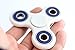 WeFidget's Anxiety Fighter Bluecap Fidget Spinners, 1-3 Minute Spin Time, Hybrid Ceramic Bearings (White)