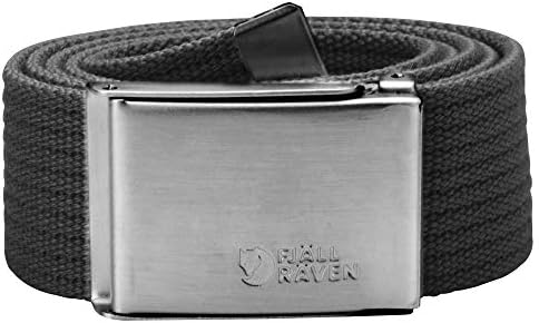 Fjallraven - Canvas Belt, Dark Grey