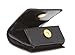 Visconti-polo 421 Genuine Quality Leather Change or key Holder/Coin Purse Pouch Tray (Black)