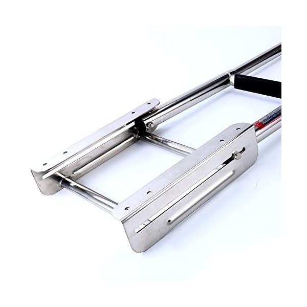 Amarine-made-4-step-Stainless-Steel-Under-Platform-Slide-Mount-Boat-Boarding-Telescoping-Ladder-FBA