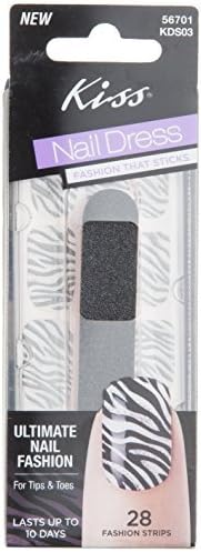 Kiss Nail Dress Camisole Fashion Strips for Nails and Toes by Impress Broadway Nails
