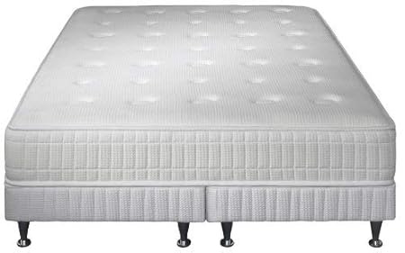 Simmons Montecarlo colchón + somier + pie Blanco, Blanco ...