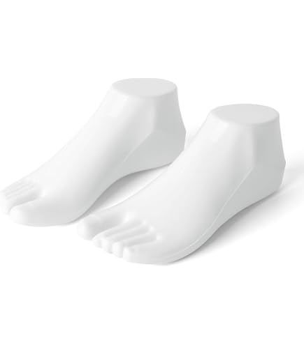 JEWEDECO Soporte De Exhibición De Maniquí Para Calcetines De Pie Para Diseño De Zapatos, Se Adapta A Varios Soportes De Zapatos Que Ahorran Espacio Para Calcetines Y Presentaciones De Calzado