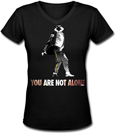 Michael Jackson poster 2016 Hot Women's V Neck T Shirt S