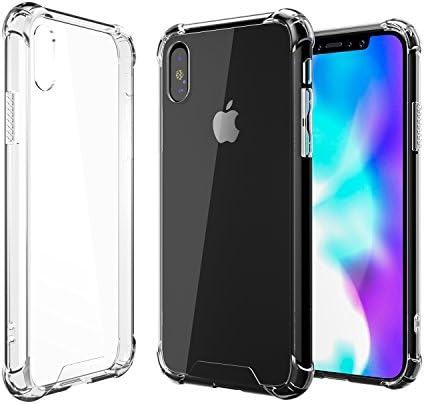 Defenslim iPhone X Case Clear for Apple iPhone Xs Case/for Apple iPhone Xs Case/for Apple iPhone X Case, (Crystals) Clear