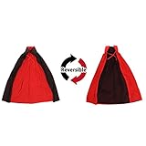 Cool Cosplay Vampire Witches Deluxe Reversible Cape Halloween (For Kids)