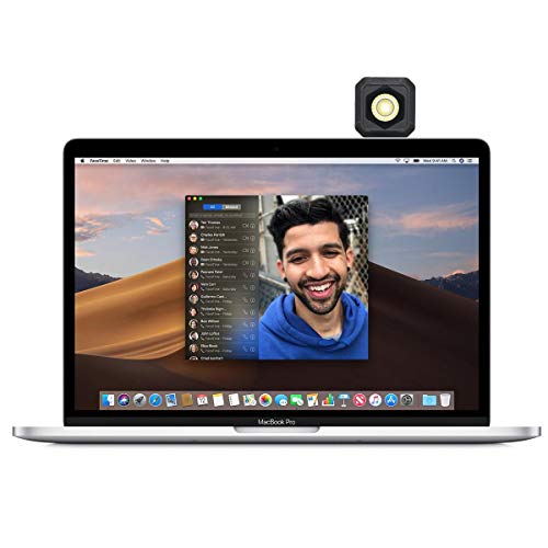 LUME CUBE - AIR VC Light for Video Conferencing, Live Streaming, FaceTime, Skype & Zoom Calls, Gaming & More. Mountable to Desktops, Laptops, Tablets, Phones with Cleaning Cloth Kit