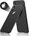 CASEKOO iPhone Xs Max Case Slim Fit Ultra Thin Hard Plastic Cover Matte Finish with Great Grip Compatible with iPhone Xs Max 6.5 inch ONLY [Shell Series] - Phantom Black