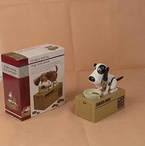 Choken Bako Robotic Dog Coin Bank-2*AA(White)