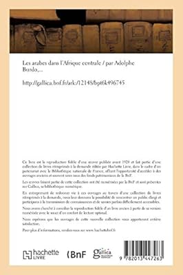 Les Arabes Dans Lafrique Centrale Burdo A Amazoncom The - 