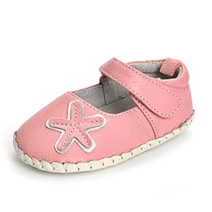 Estamico Baby Toddler Boys Girls Anti Slip Soft Genuine Leather First Walkers Shoes