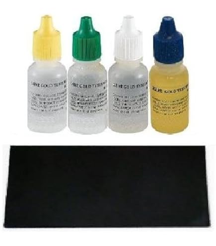 thumbnail image 2 of Gold Tester Electronic 10K Gold Test Kit - Acid Solution & Testing Stone ( Detects Fake Gold Jewelry & Nuggets) Nitric Acid For Gold Refining 2 of 10