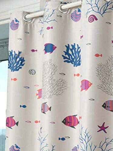 Yjbear Polyester Cute Cartoon Sea Fish Coral Printed Thermal