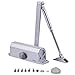 Best Seller Automatic Door Closer with Hydraulic Hinge - Slowly Closes and Shuts Door - Great Self Closing Door for Residential/Commercial Use