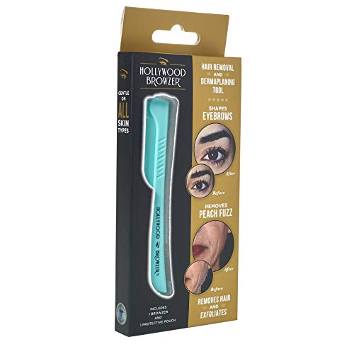 HOLLYWOOD BROWZER Dermaplane Razor for Women Face - Eyebrow Shaping