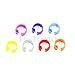 Amrka 100Pcs 8mm Chicken Hen Pigeon Leg Poultry Bird Dove Chicks Duck Parrot Clip Rings Band